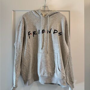 Friends Logo Gray Hoodie Sweatshirt